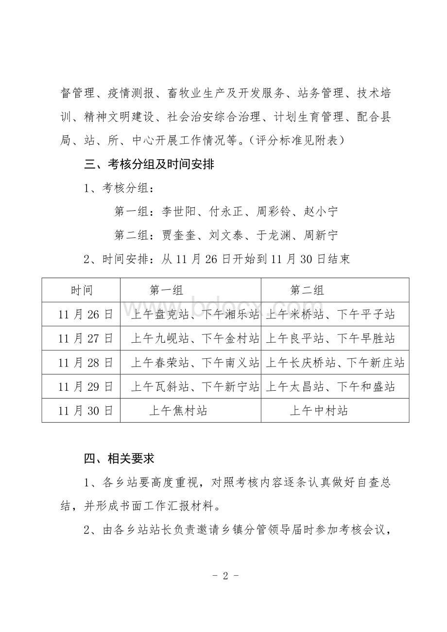 关于对2012年乡镇畜牧兽医站目标管理责任制考核工作的通知Word文档格式.doc_第2页