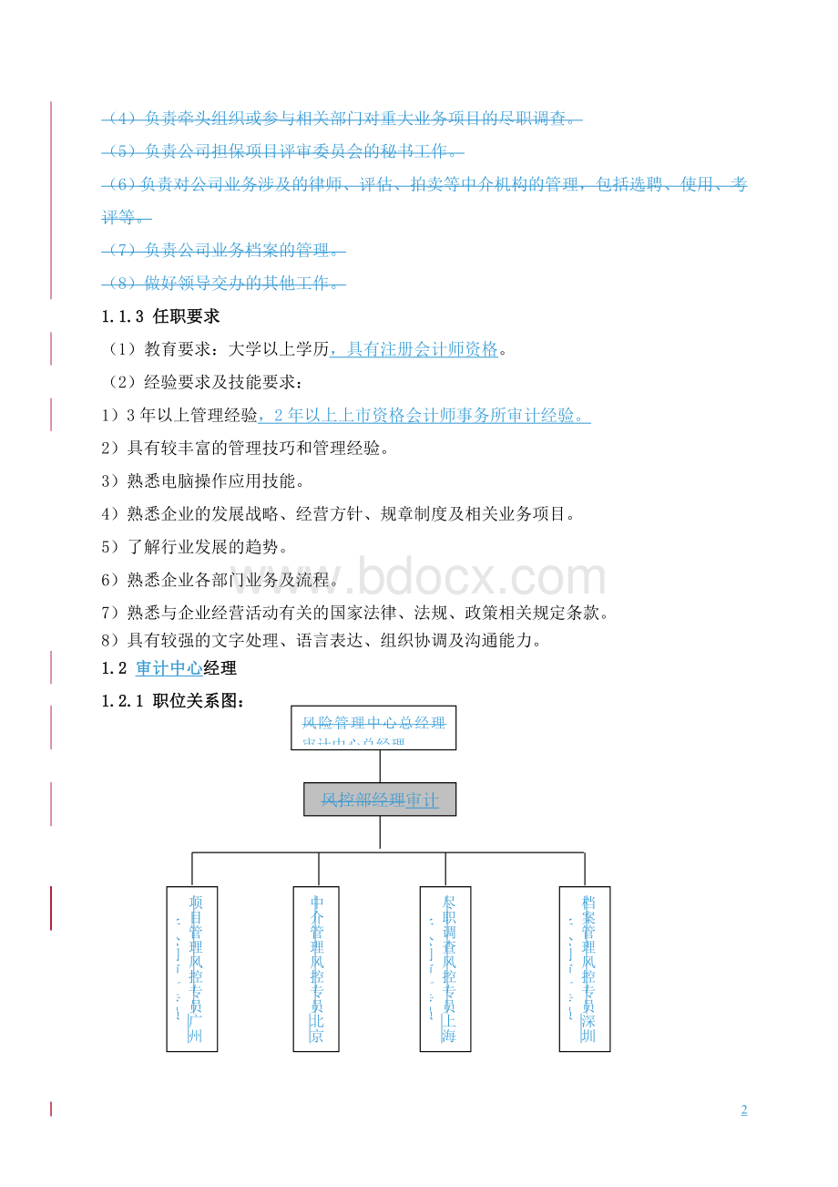 审计中心岗位说明书.doc_第2页