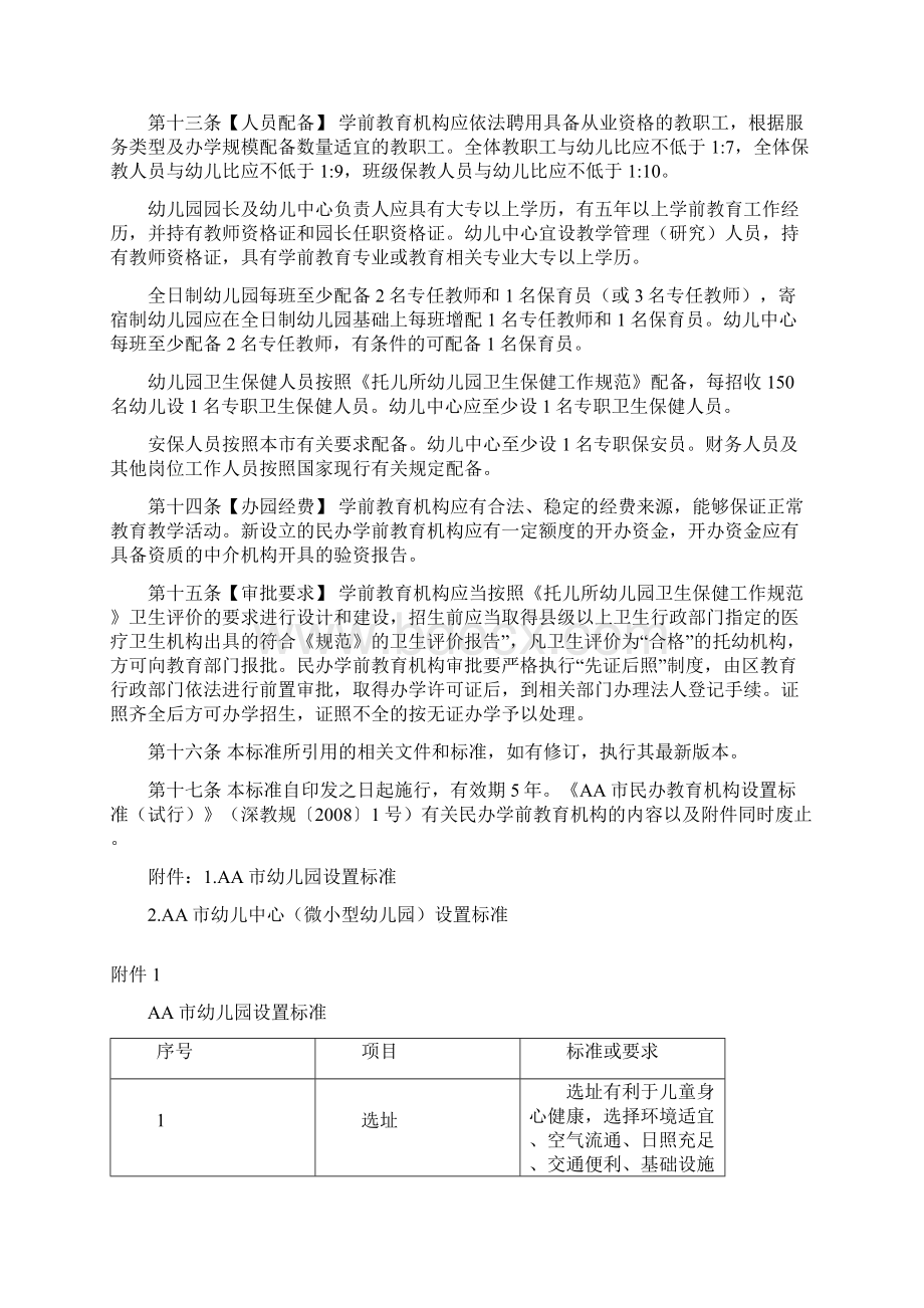 AA市学前教育机构设置标准.docx_第3页