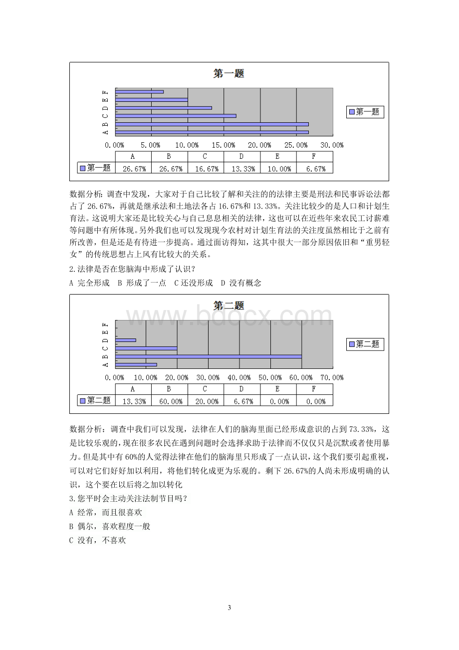 农村法律知识普及调查报告.doc_第3页