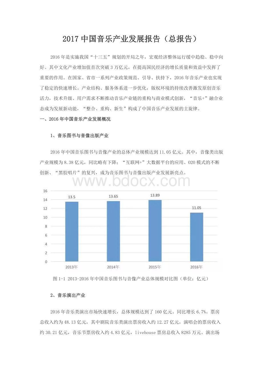 2017中国音乐产业发展报告(总报告).docx