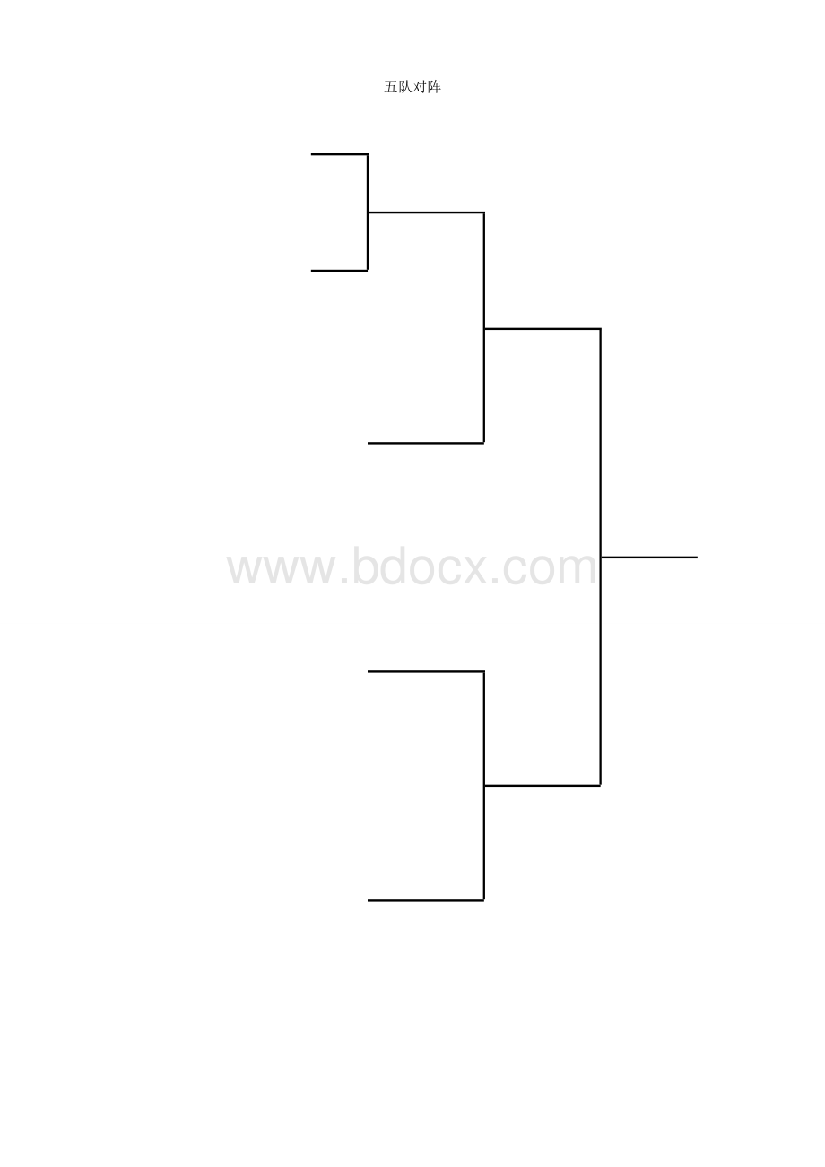 4-24队单淘汰对阵表大全.doc_第3页