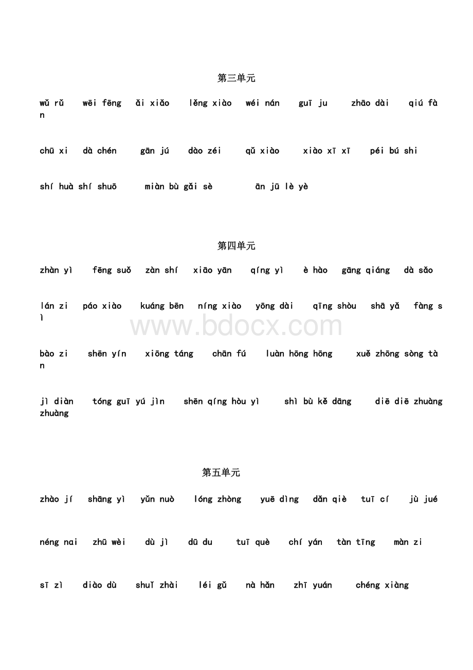 人教版五年级下册语文读读写写(看拼音写词语)和日积月累(填空).doc_第2页