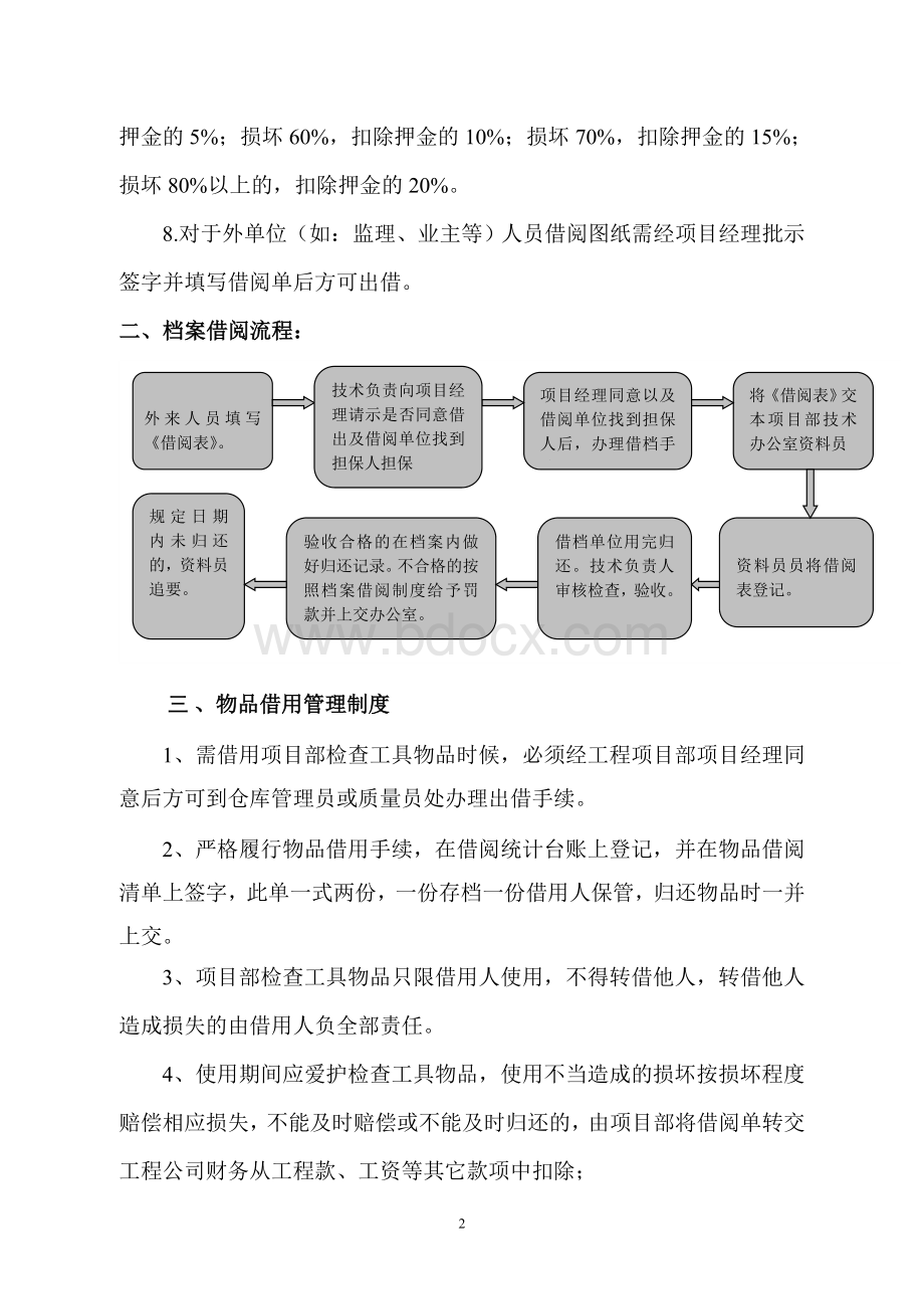 档案借阅管理制度及流程.doc_第2页