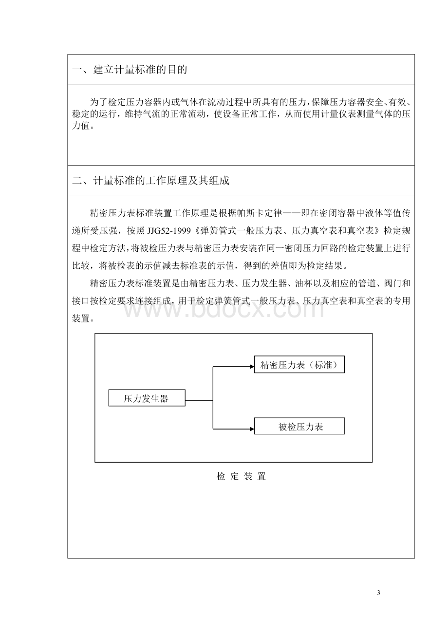 精密压力表计量标准技术报告Word下载.doc_第3页