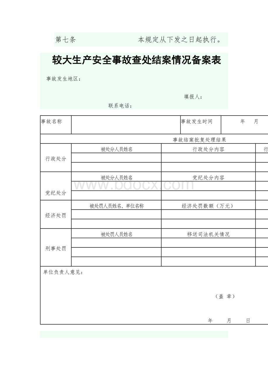 较大生产安全事故调查处理情况备案规定Word格式文档下载.doc_第2页