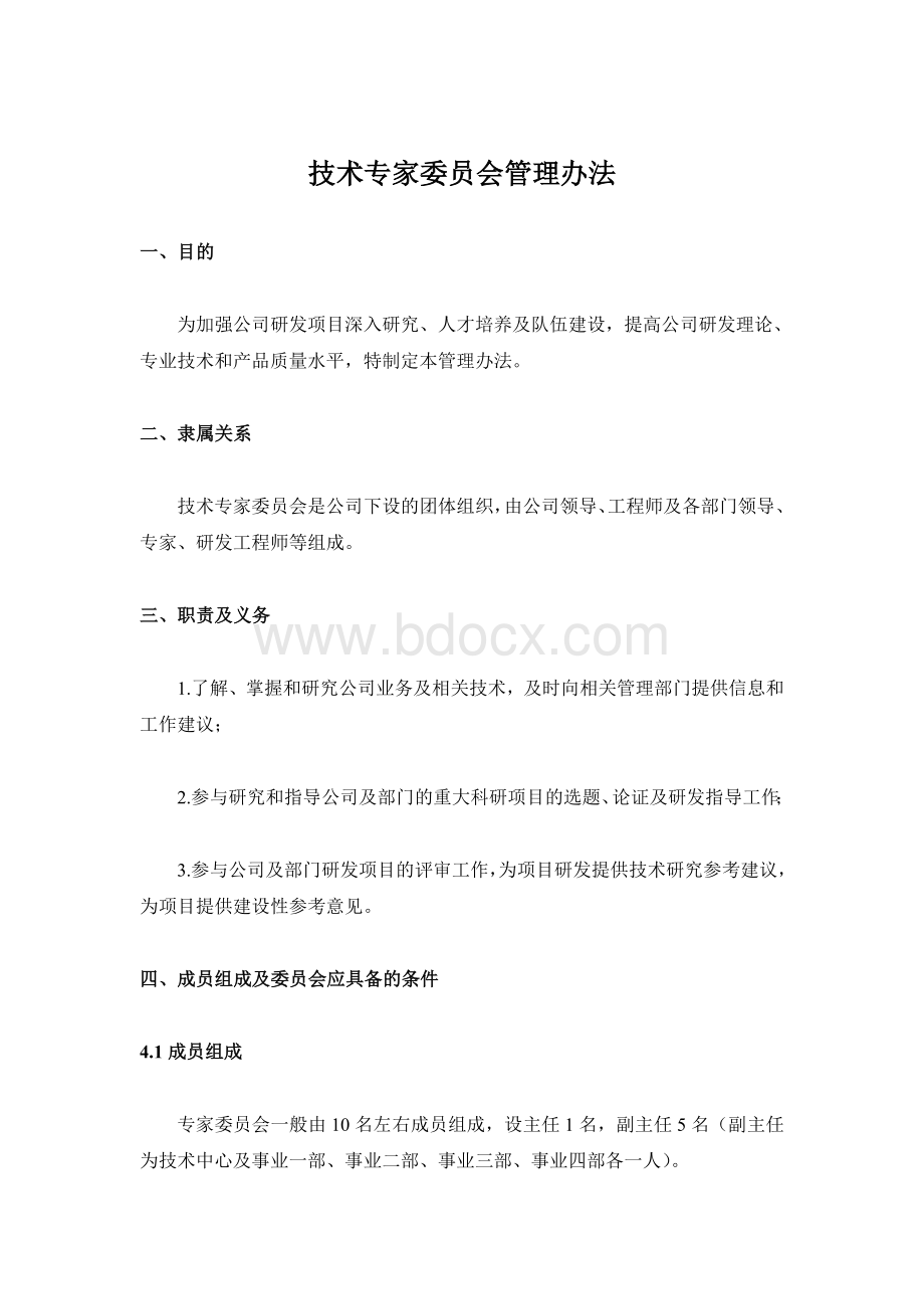 技术专家委员会管理办法Word下载.doc_第1页