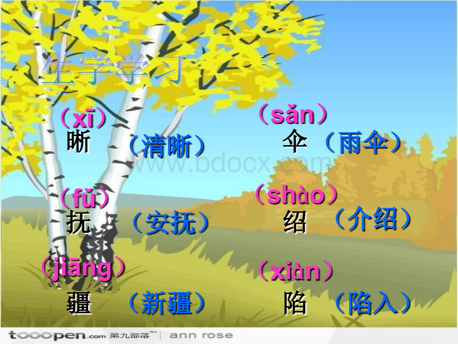 小学语文五年级下册第三课白杨PPT资料.ppt