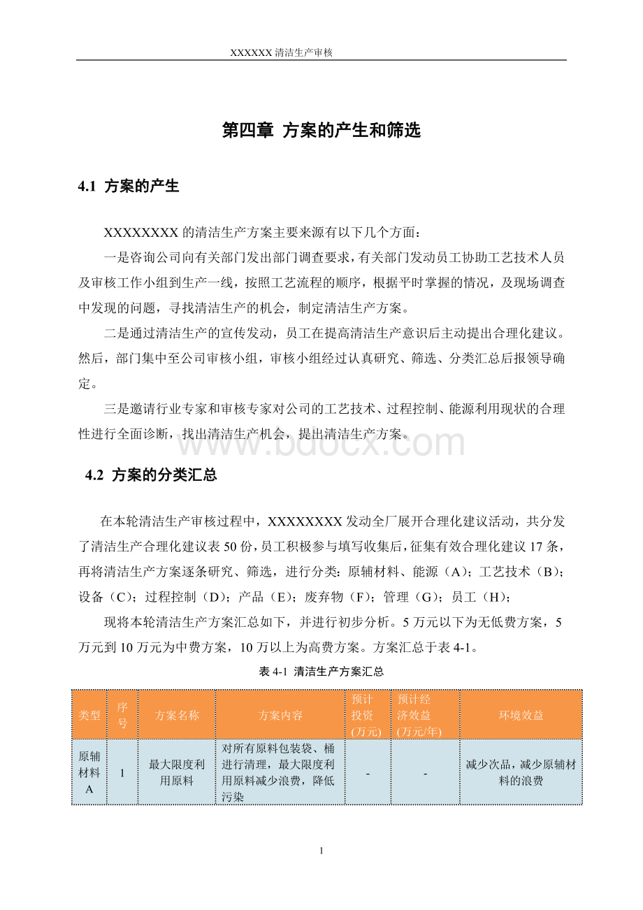 某市铸造厂清洁生产审核报告(下)Word格式文档下载.doc