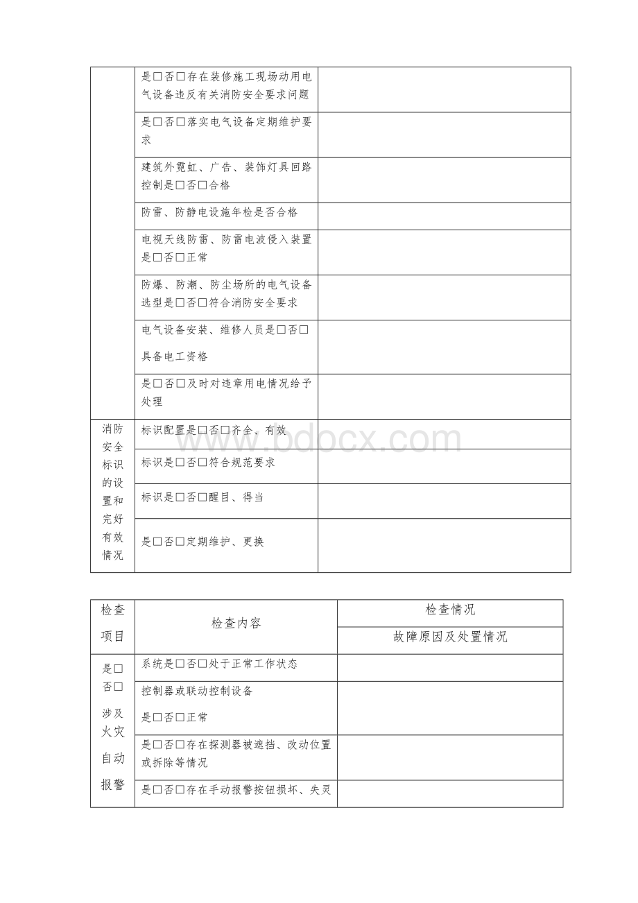 防火检查记录表月.docx_第3页