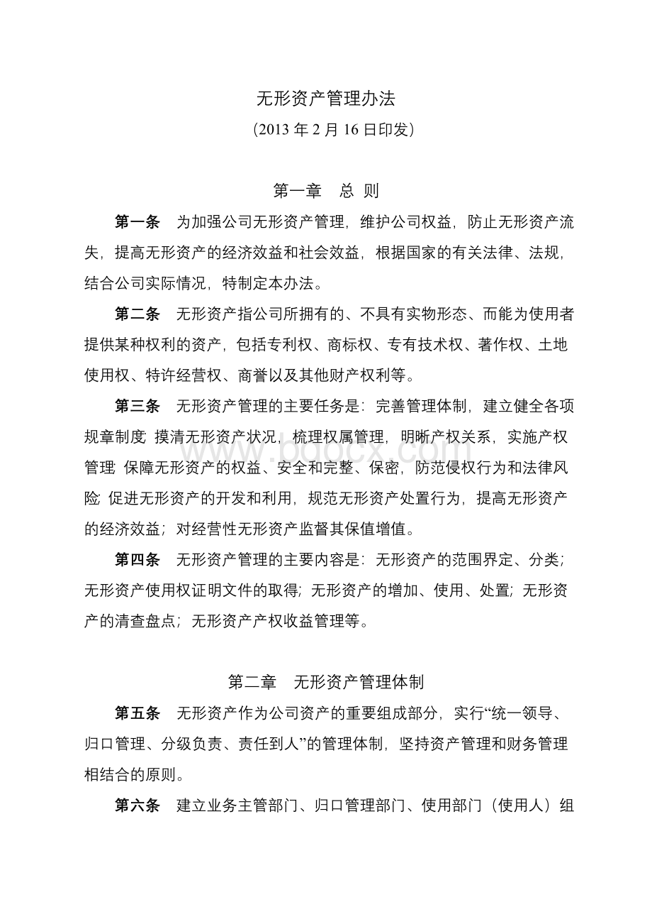 无形资产管理办法.docx_第1页