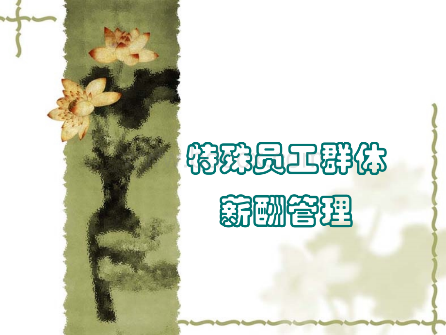 特殊群体绩效薪酬.ppt_第1页