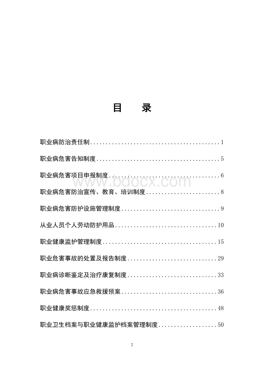 项目部职业健康管理制度Word格式文档下载.docx_第2页