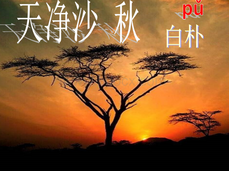 天净沙-秋-白朴.ppt_第1页