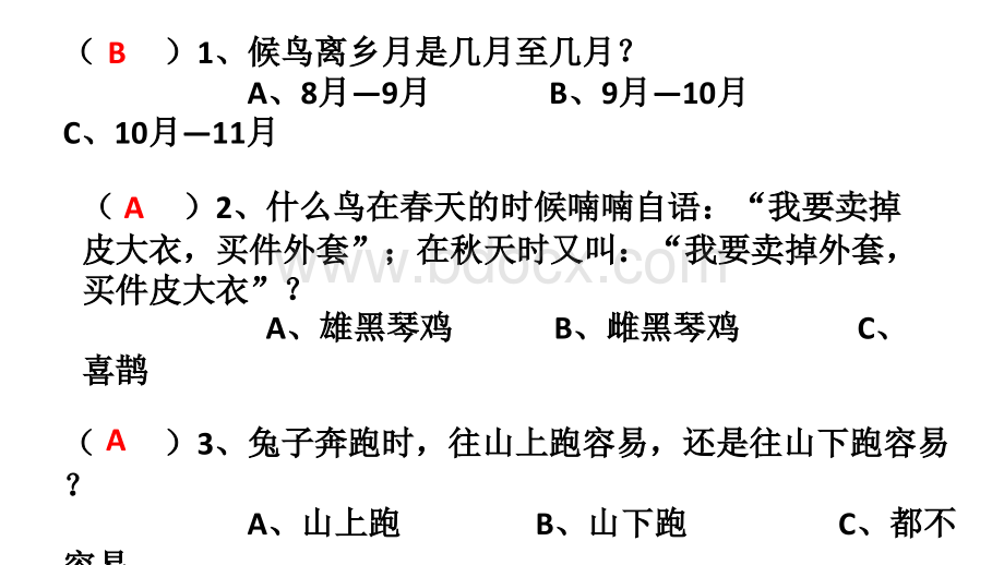 森林报测试题.docPPT资料.pptx