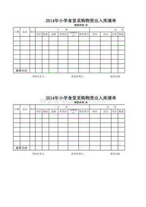 食堂入库出库表.xls