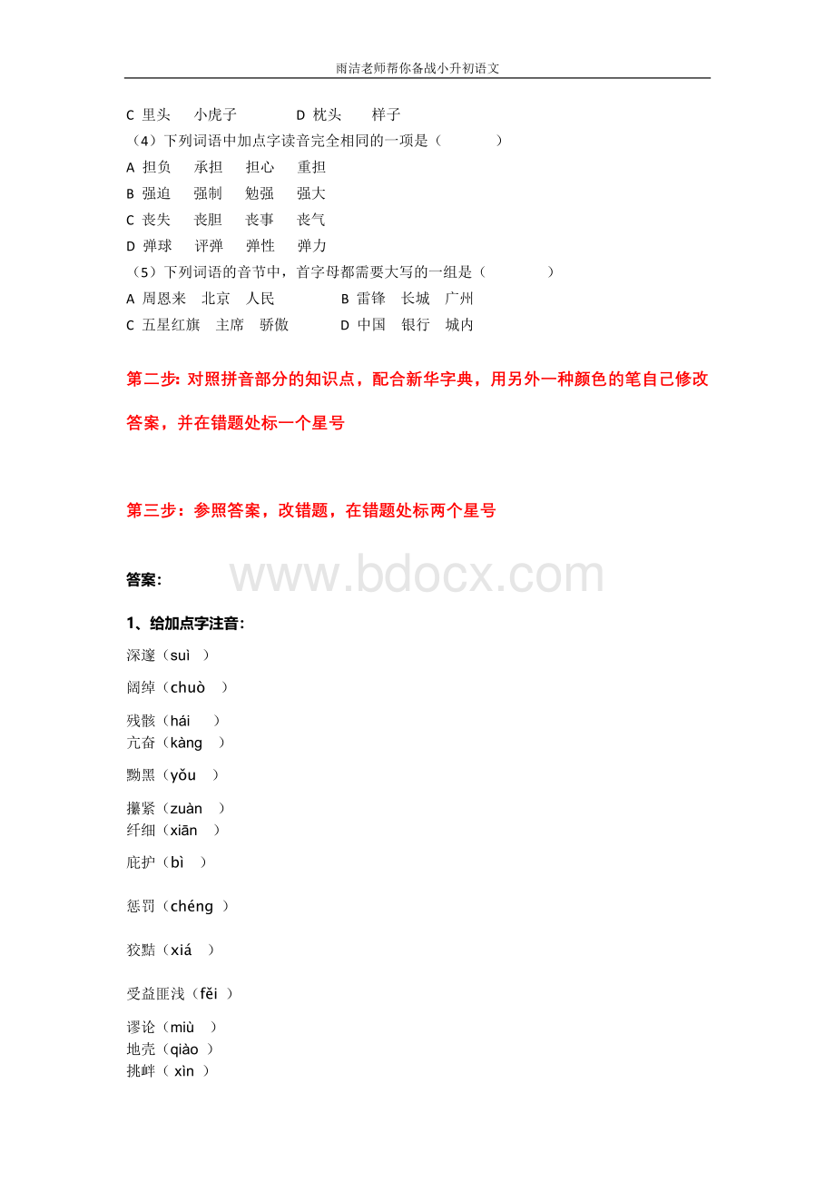 小升初语文之拼音练习Word文档下载推荐.doc_第2页