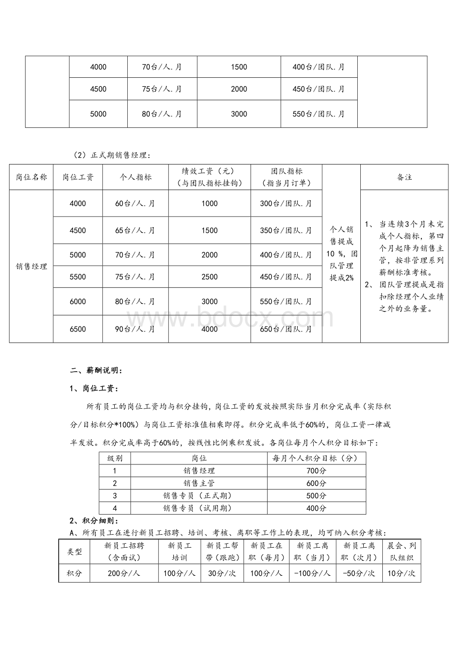 营销部岗位薪酬考核制度(2017版)文档格式.doc_第2页