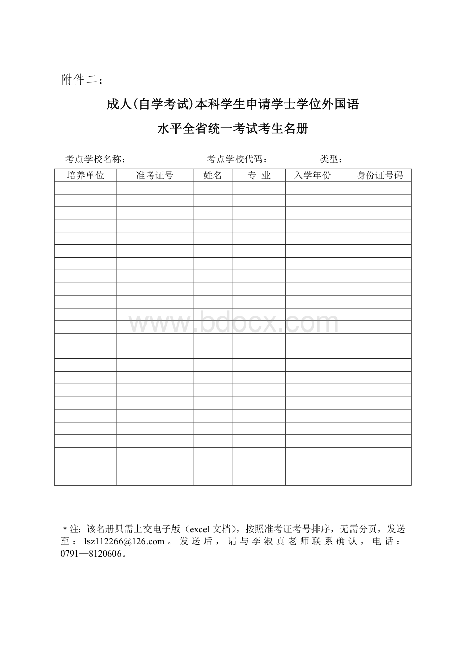 江西省学士外语报名表.doc_第3页