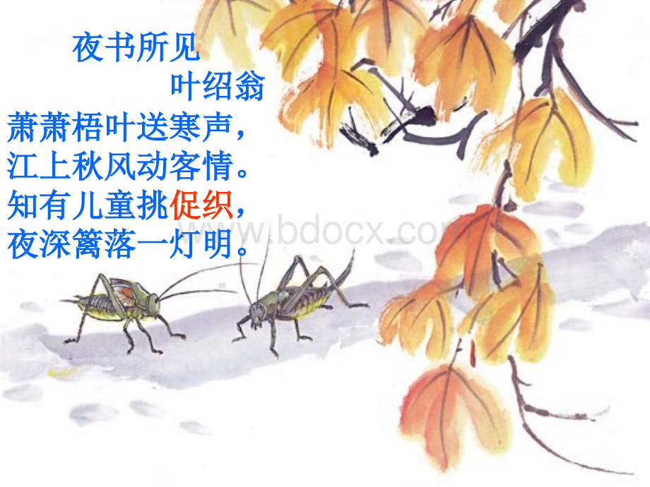 《蟋蟀的住宅》PPT课件.ppt