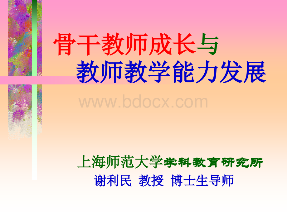 骨干教师与能力发展谢利民.ppt_第2页