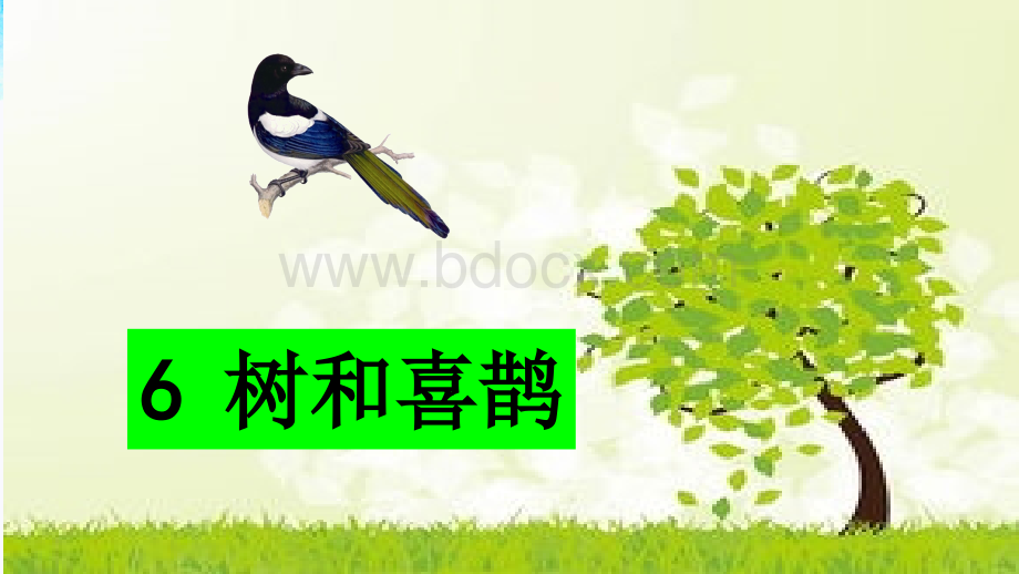 树和喜鹊PPT公开课.ppt_第3页