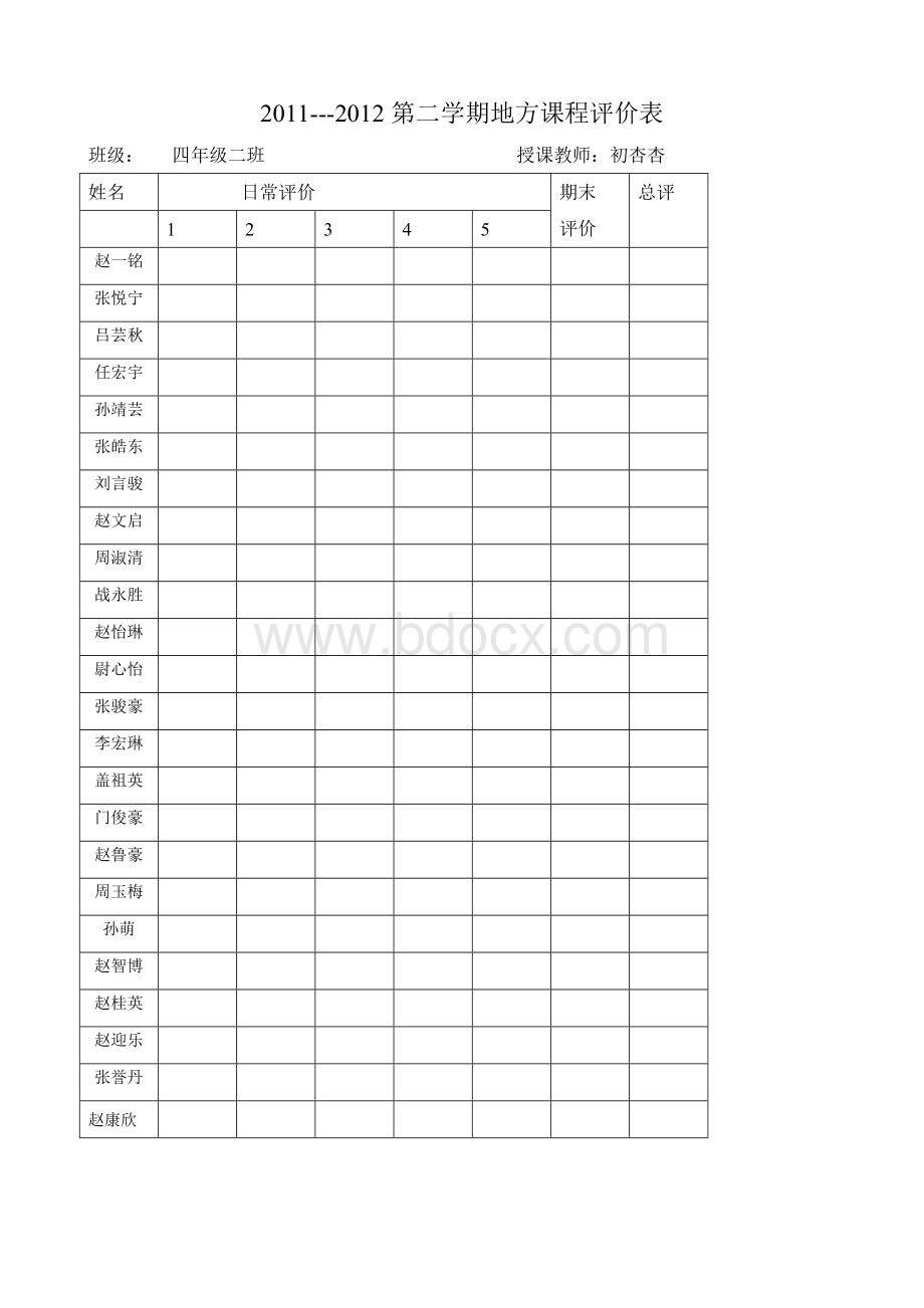 综合实践活动评价表文档格式.doc_第1页