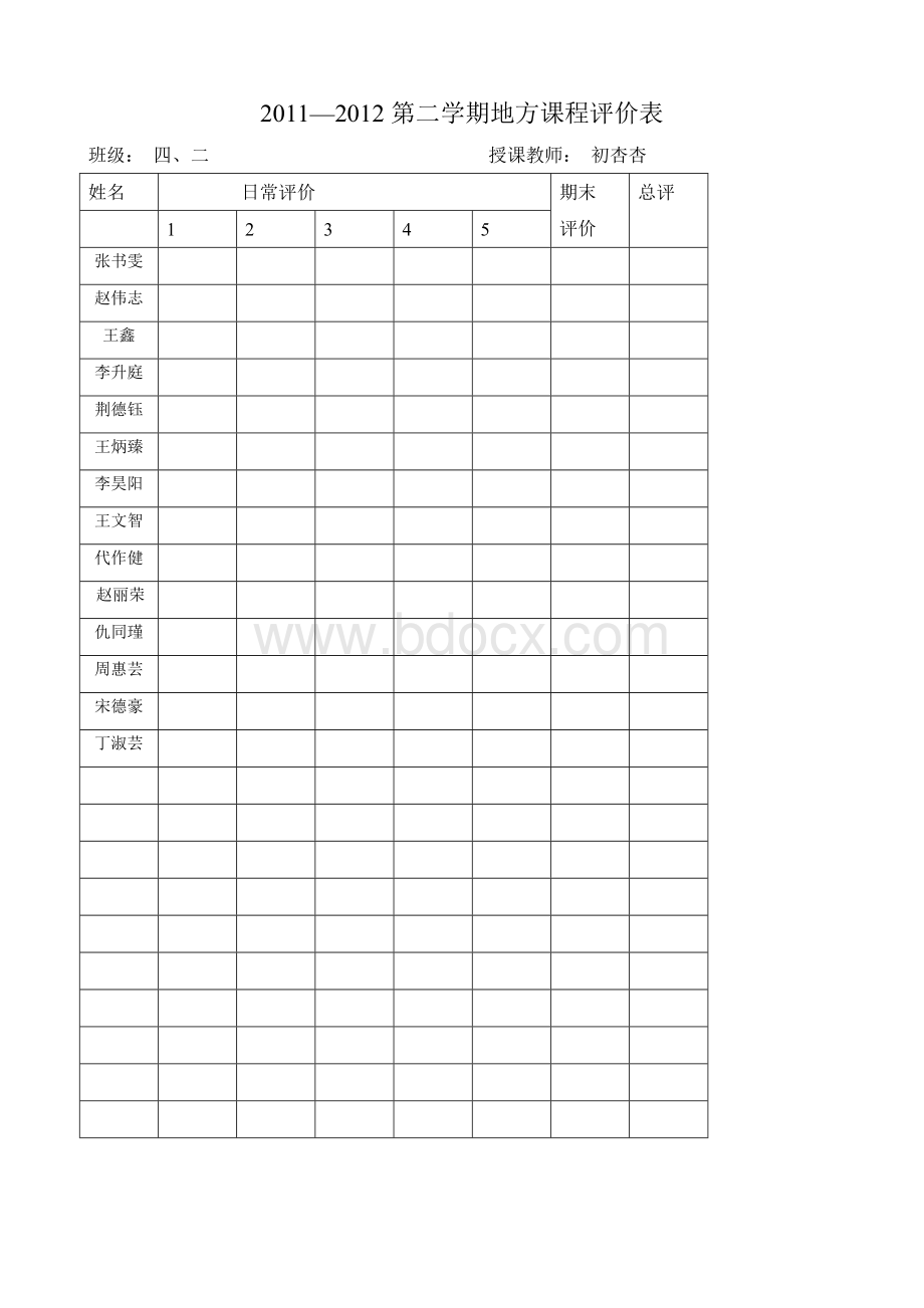 综合实践活动评价表文档格式.doc_第2页