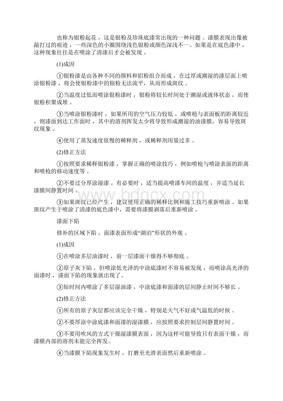 家具漆最全油漆常见问题及解决方案.docx_第3页