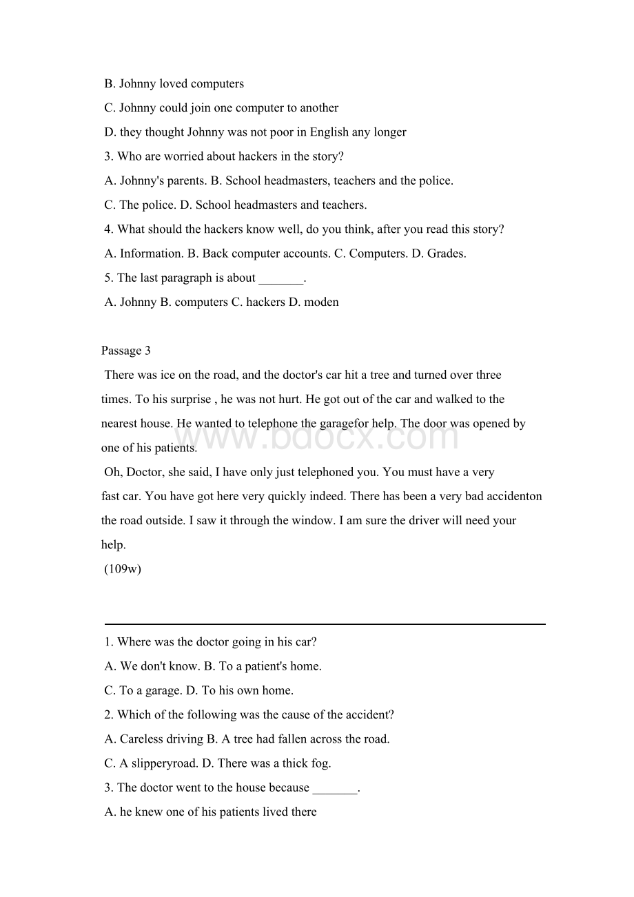 新课标高一英语阅读理解精选10篇附答案Word文件下载.docx_第3页