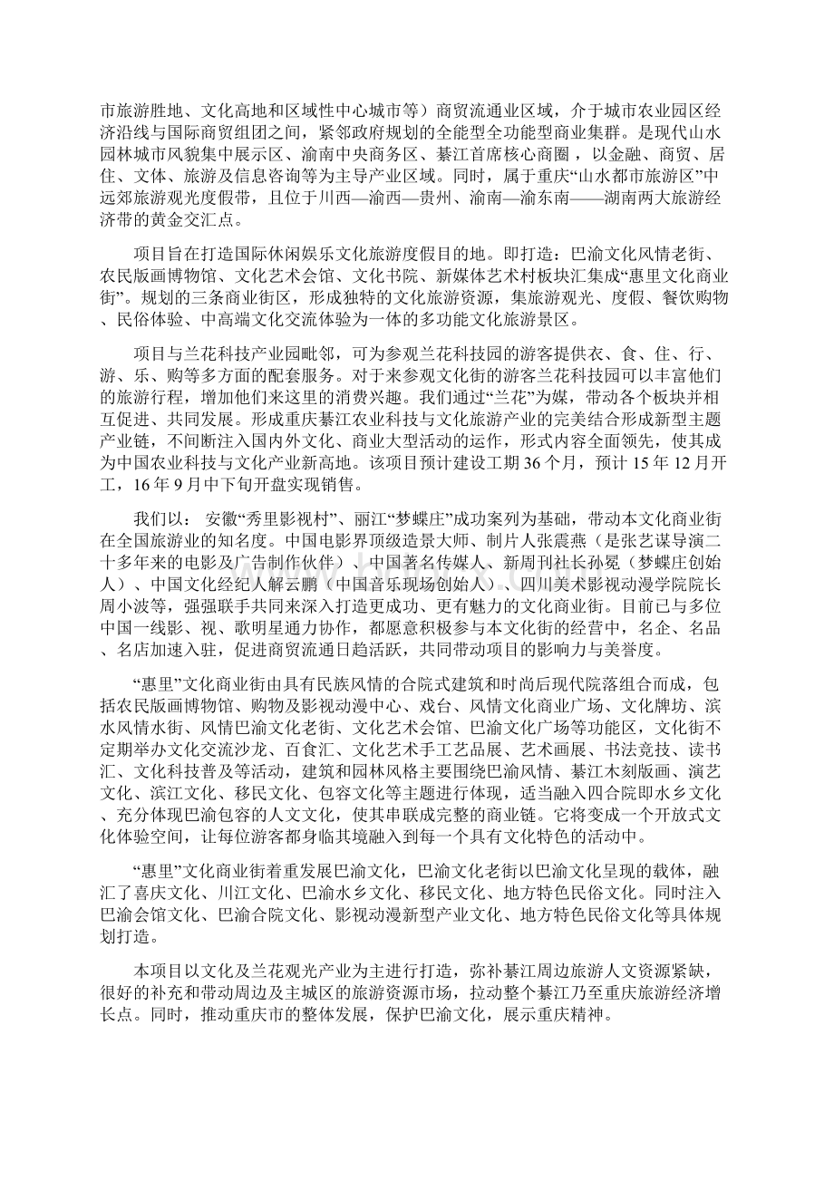 文化商业街项目商业计划书.docx_第2页