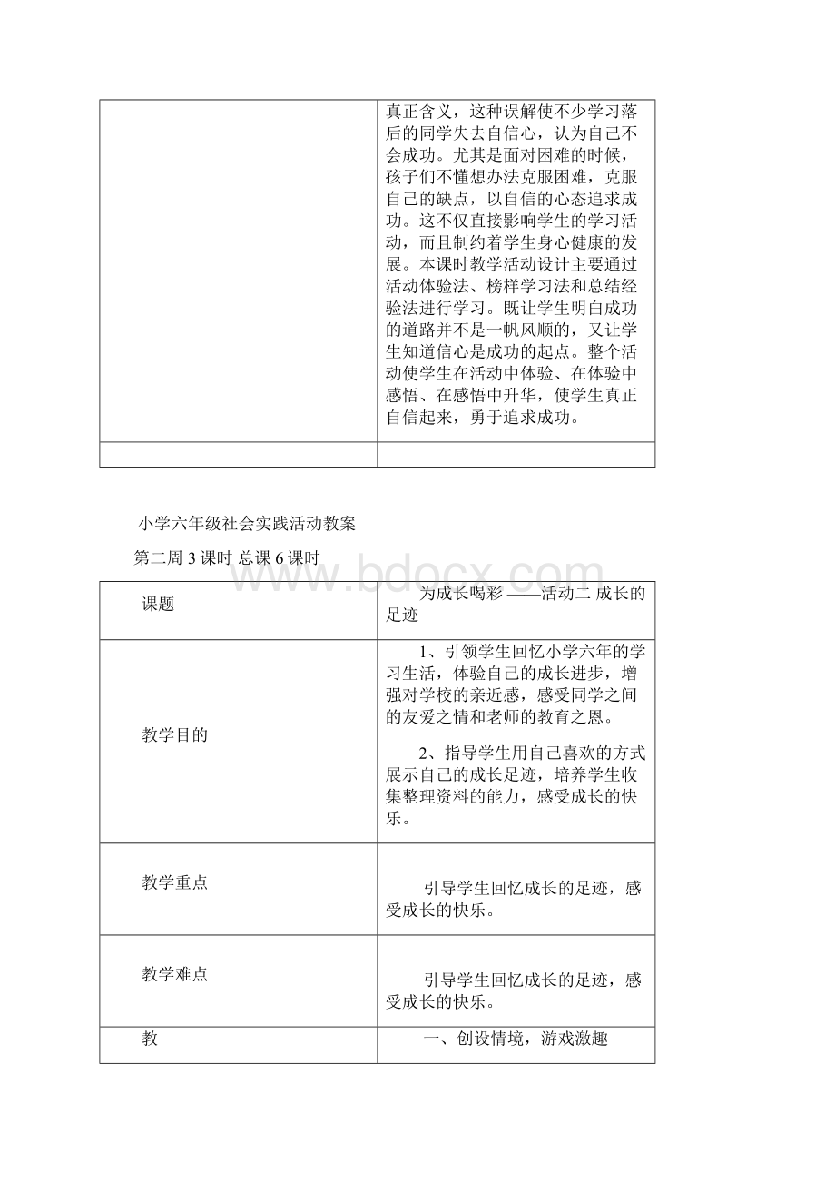 六年级下册综合实践活动教案87689文档格式.docx_第2页