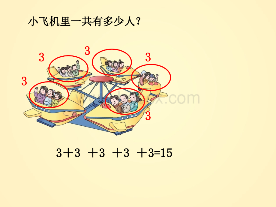 新人教版二年级上册数学课件《乘法的初步认识》优质PPT.ppt_第3页