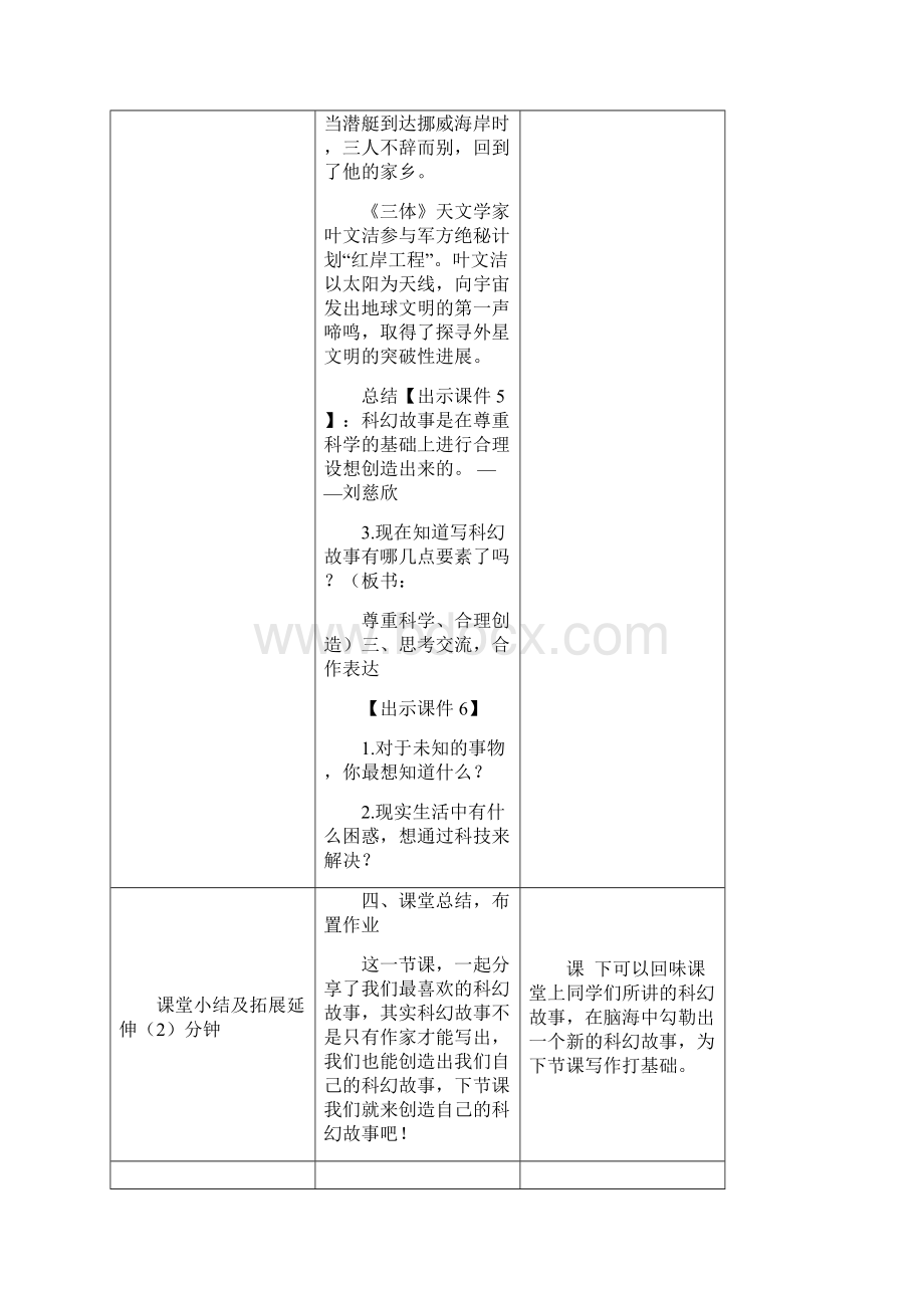 部编6下 语文习作插上科学的翅膀飞教案附答案.docx_第3页