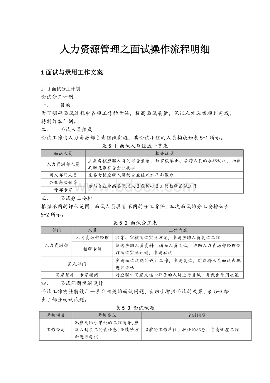 人力资源管理之招聘流程明细Word格式.docx