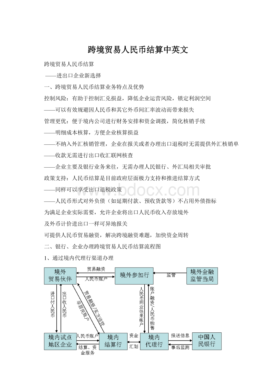 跨境贸易人民币结算中英文.docx_第1页