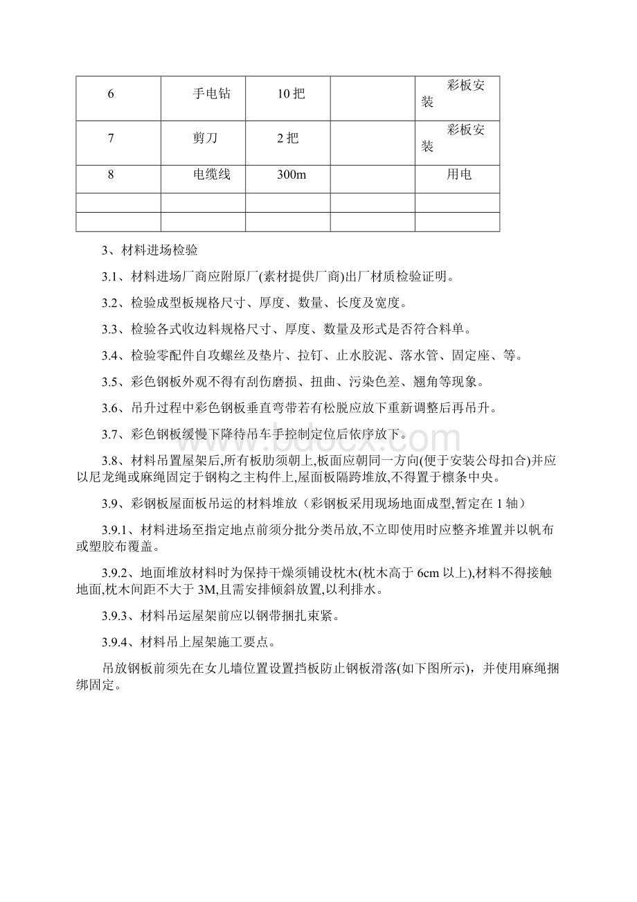 彩钢瓦安装施工方案30346.docx_第2页