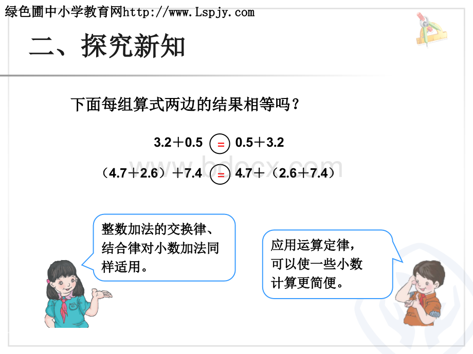 整数加法运算定律推广到小数例4PPT文档格式.ppt_第3页