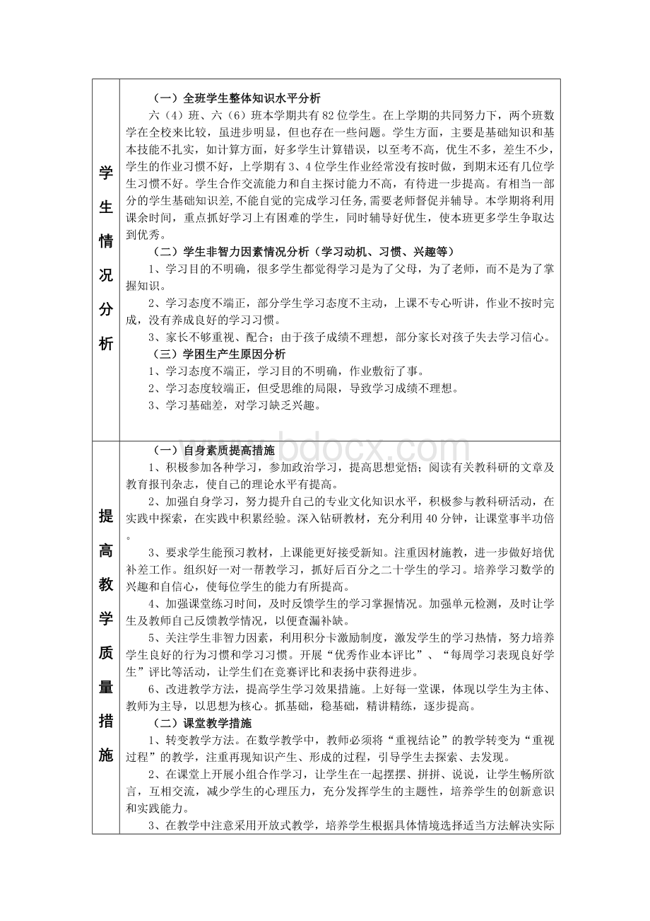 2、学生情况分析、提高教学质量措施文档格式.doc_第1页