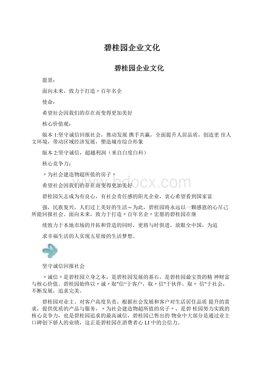 碧桂园企业文化.docx