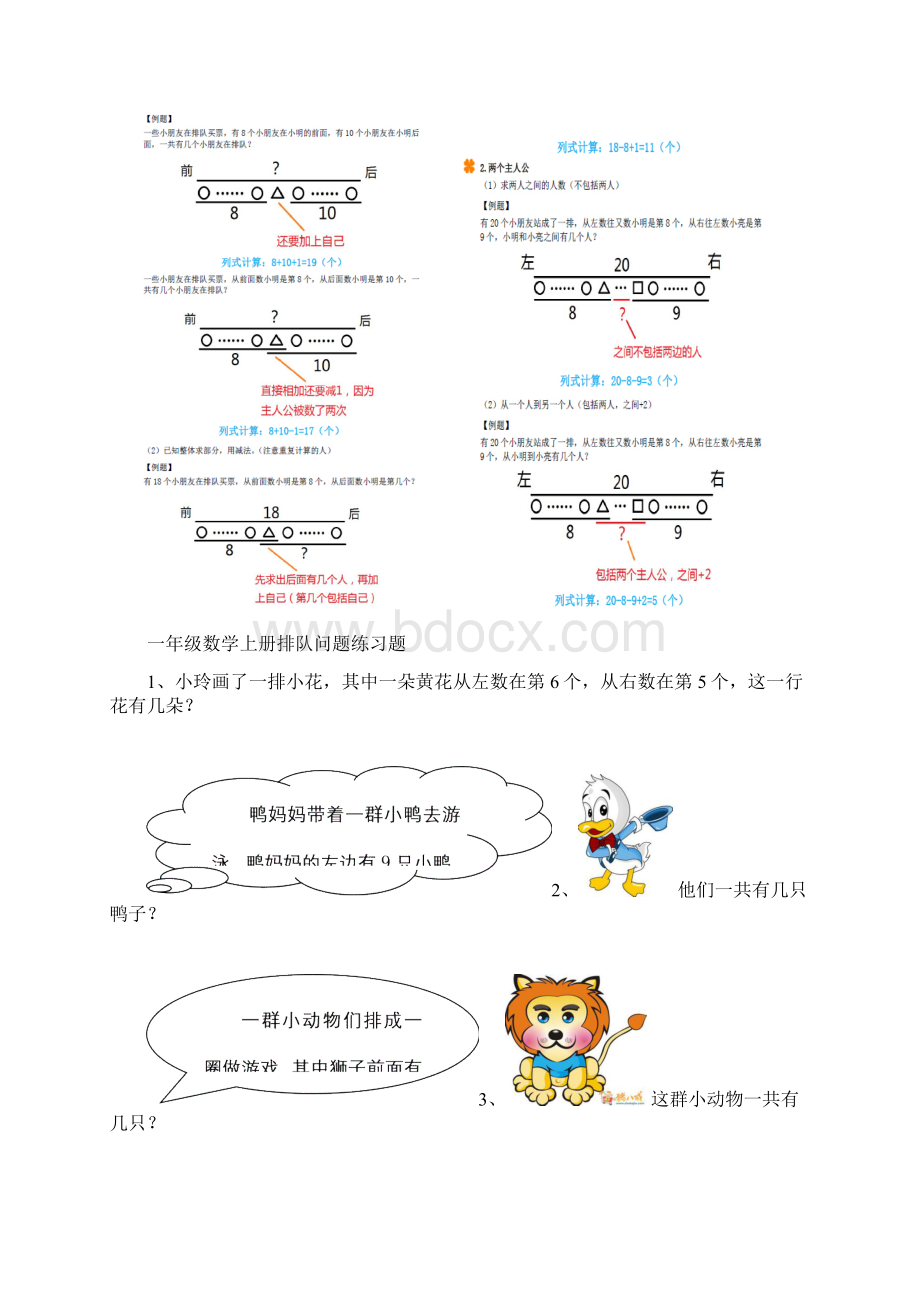 小学排队问题知识要点及练习.docx_第3页