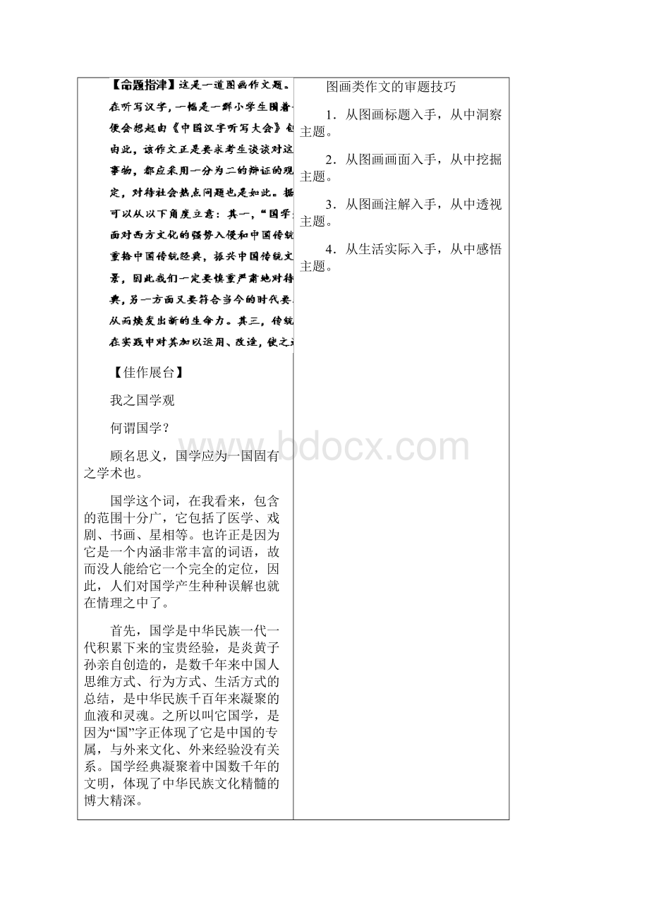 届一轮复习人教版写作技巧指导910 学案Word格式文档下载.docx_第3页