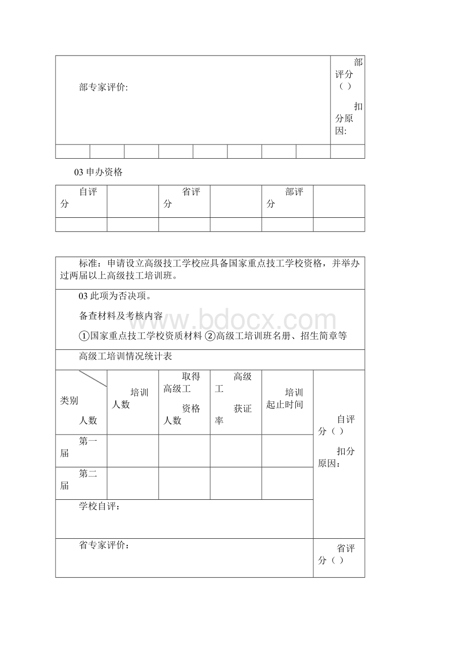 技工学校评审细则评 审 表.docx_第3页