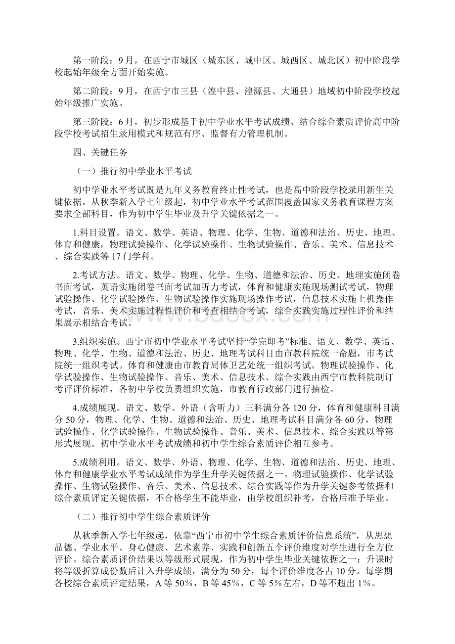 中考改革专项方案.docx_第2页