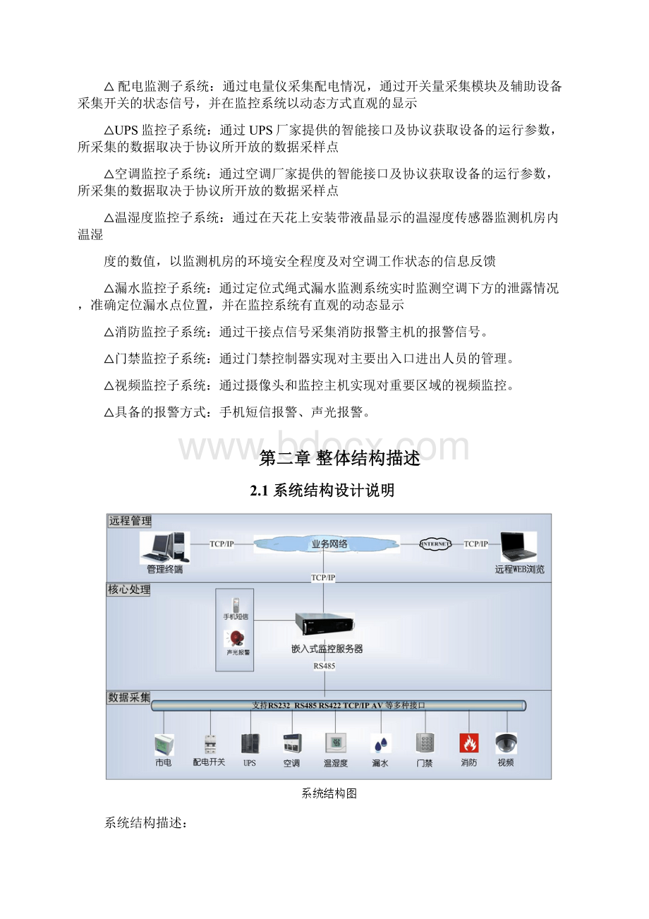 深圳市共济机房监控系统设计方案.docx_第2页