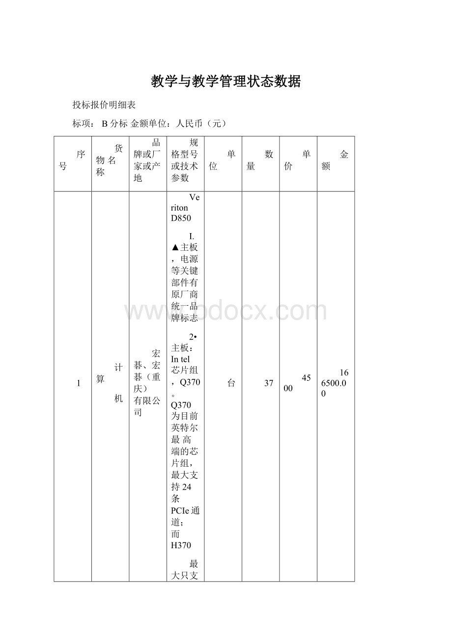 教学与教学管理状态数据.docx