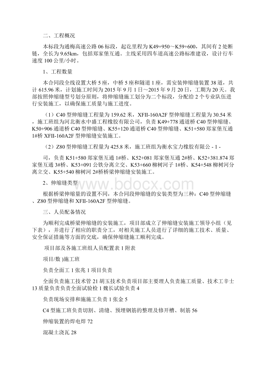 桥梁伸缩缝施工方案.docx_第2页