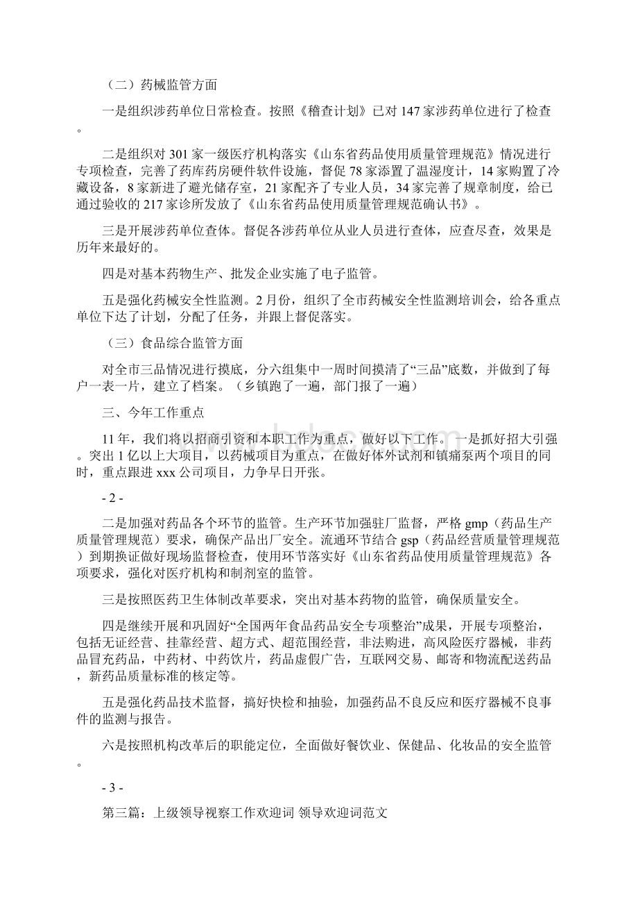 上级领导视察汇报材料.docx_第3页