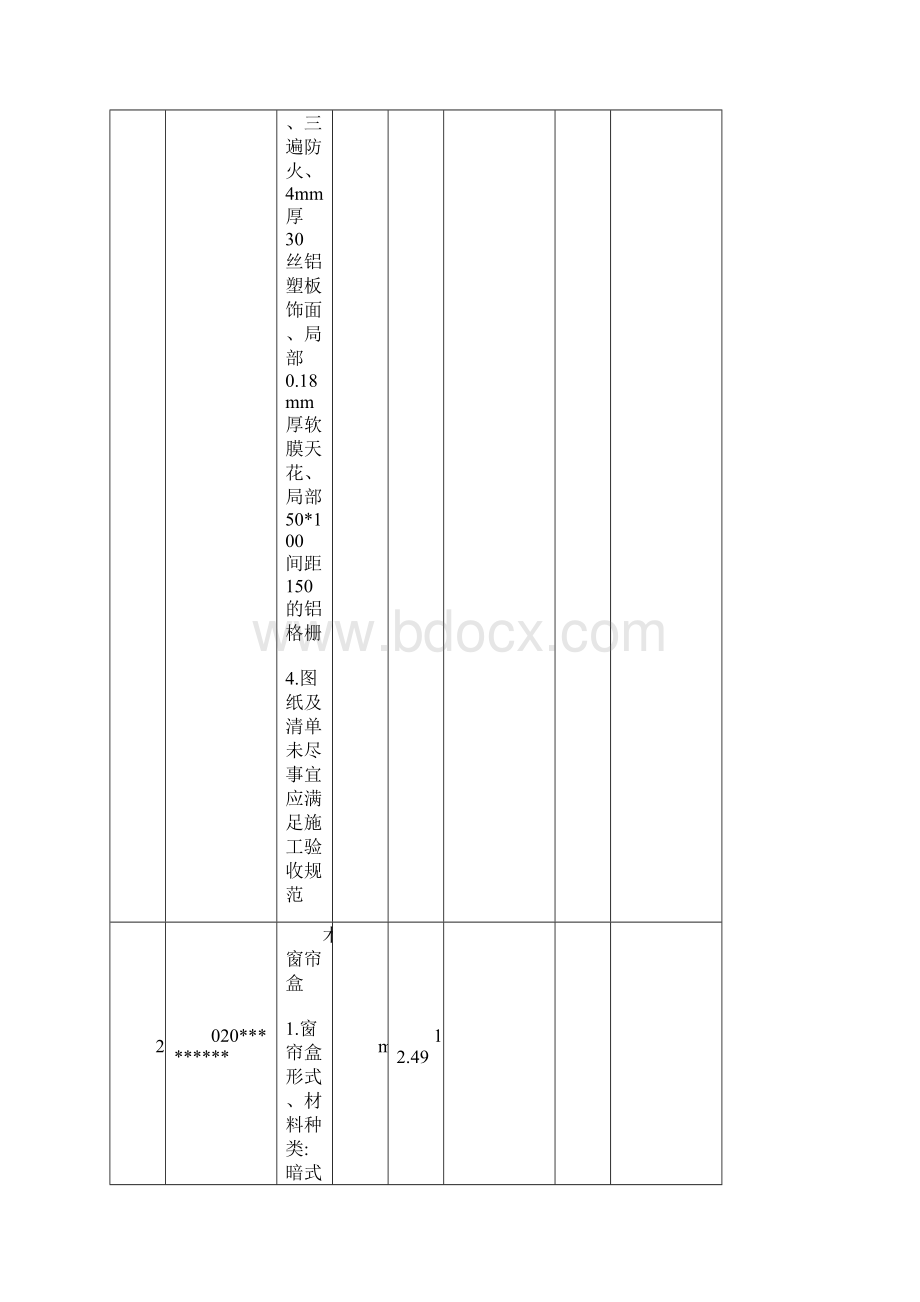 泰安市建委数字化城市服务中心指挥大厅装饰装修工程量清单.docx_第2页