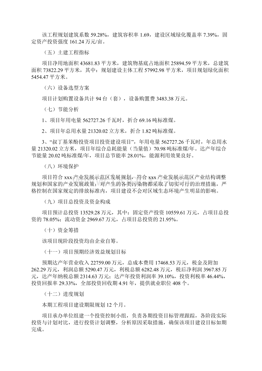 叔丁基苯酚投资项目可行性报告参考案例.docx_第2页